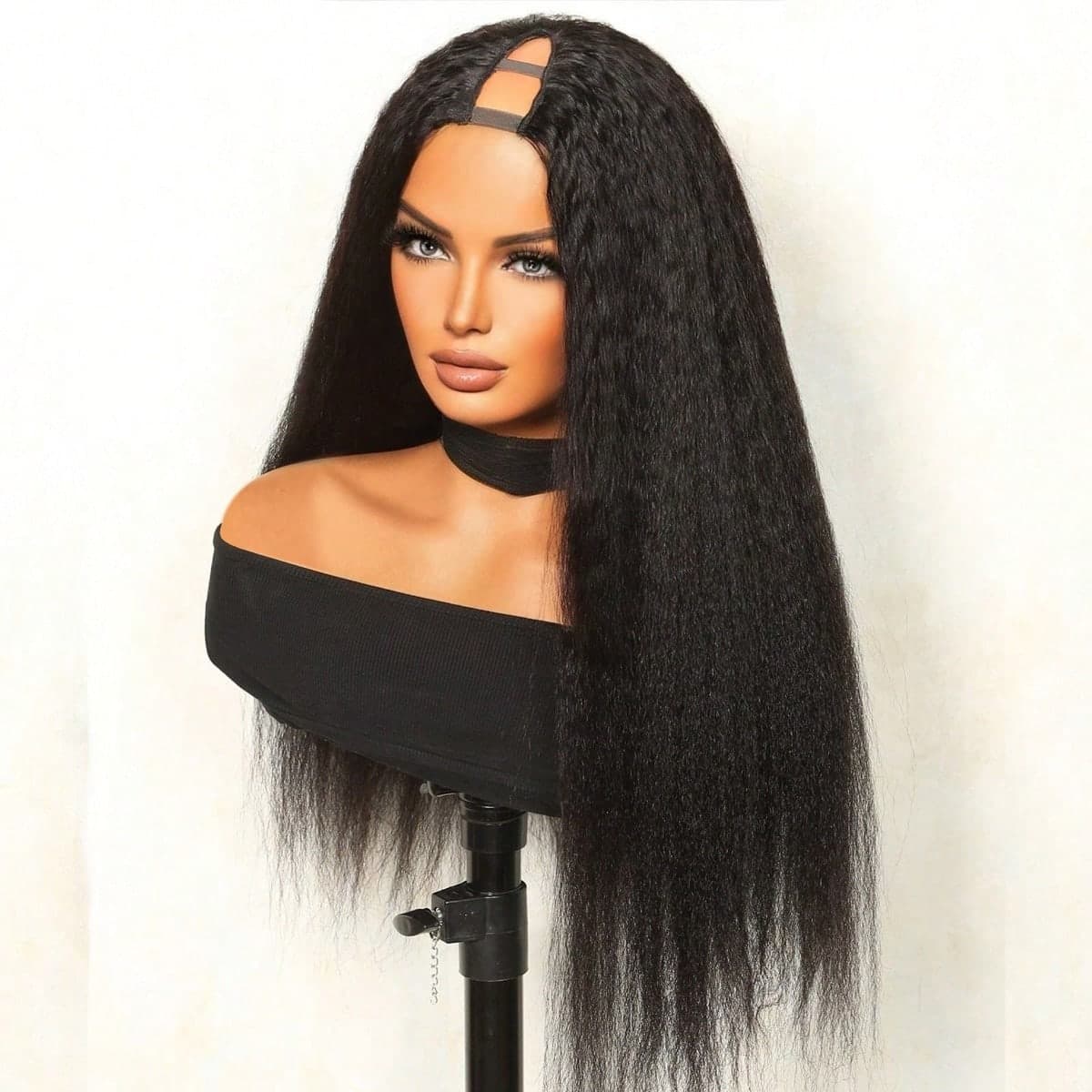 Perruque en t kinky droit en cheveux humains rÃ©els perruque abordable de remplacement de cheveux pour femme perruque soyeuse bon marchÃ© conviviale