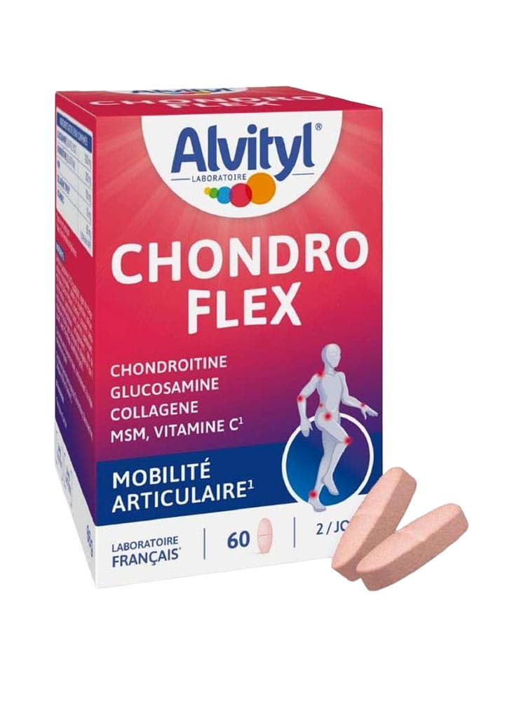 Alvityl Chondroflex - 5 Éléments Essentiels - Mobilité Articulaire - Dès 18 Ans - 30 Jours de Prise Renouvelable