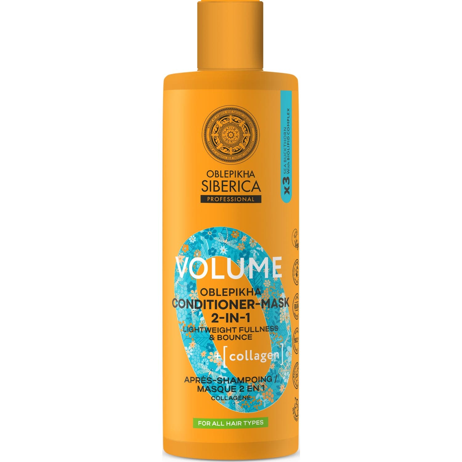 Natura Siberica Oblepikha Après-Shampooing Masque Volume 400ml